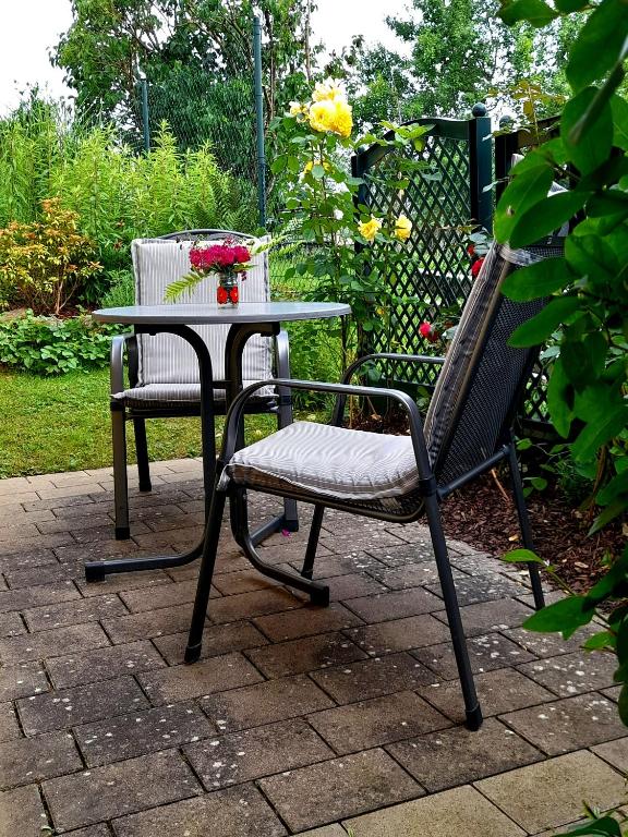 Zahrada ubytování Ferienwohnung Refugium