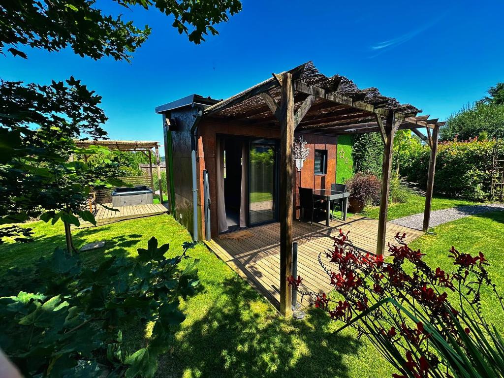 Domaine des graminées - Cabaña De Un Dormitorio Con Jacuzzi
