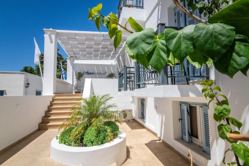 Zahrada ubytování Agapi Hotel Tinos