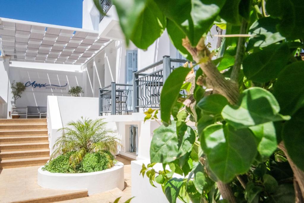 Zahrada ubytování Agapi Hotel Tinos