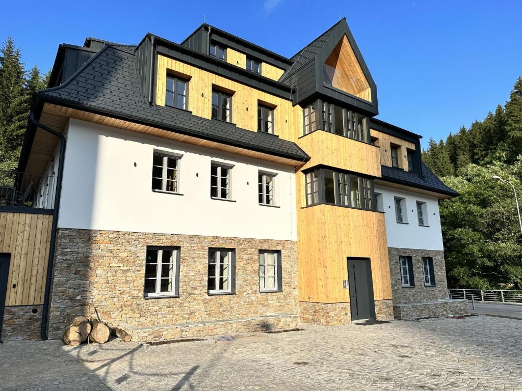 Budova, kde se apartmán nachází