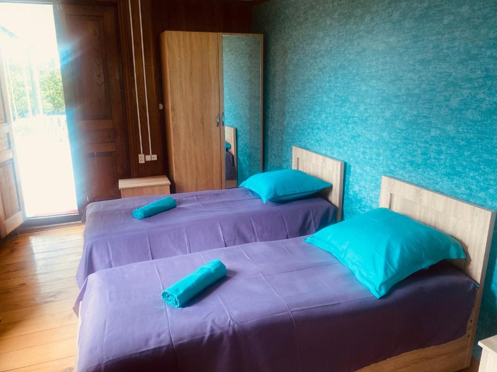 Postel nebo postele na pokoji v ubytování Guesthouse Dadia