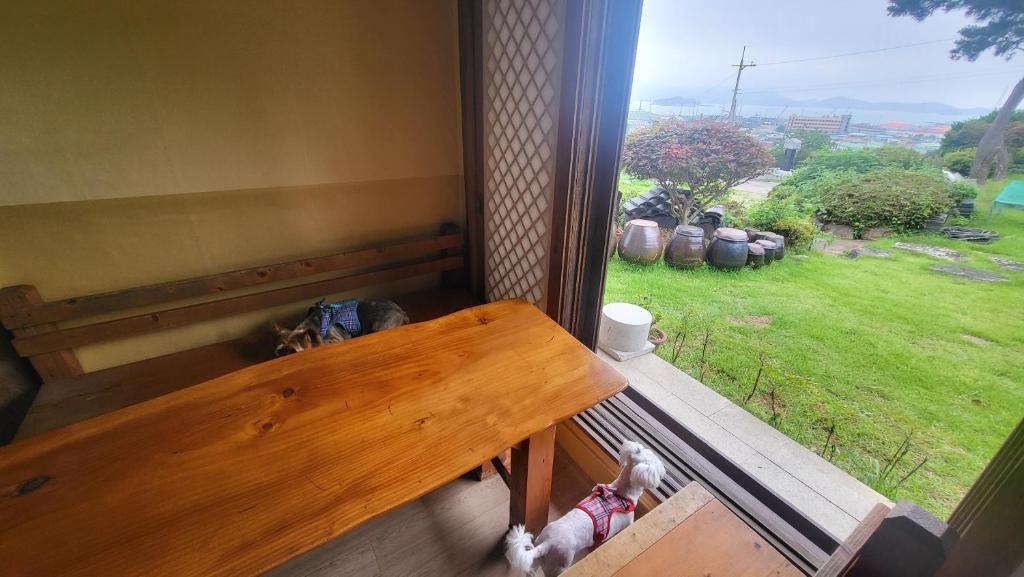 Zahrada ubytování Pet Friendly Hanok Temple Stay