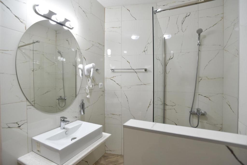 Koupelna v ubytování Apartments Jadranski Biser
