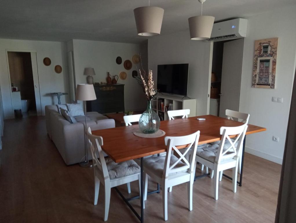 TV a/nebo společenská místnost v ubytování Com a casa