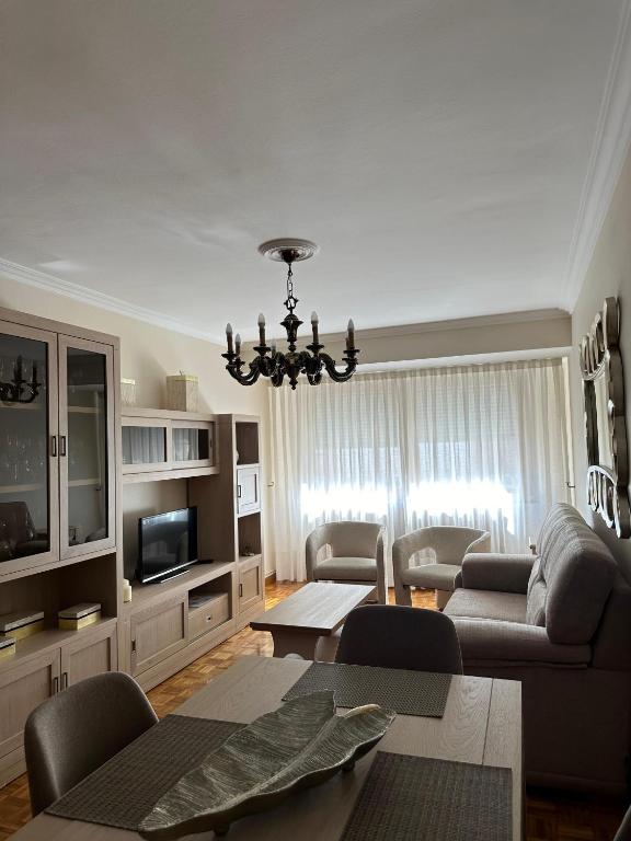 TV a/nebo společenská místnost v ubytování nice apartment Don Santiago