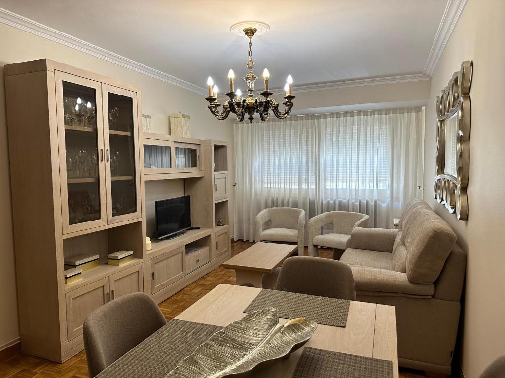 TV a/nebo společenská místnost v ubytování nice apartment Don Santiago