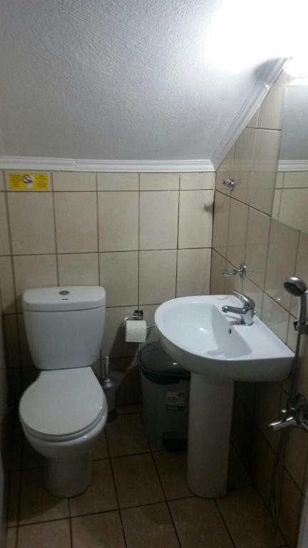 Koupelna v ubytování Boho City Hostel