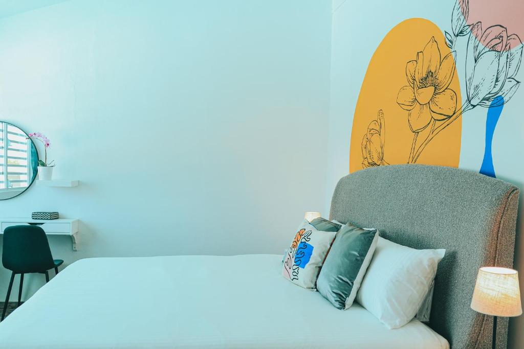 Postel nebo postele na pokoji v ubytování Casa de Playa Hatillo