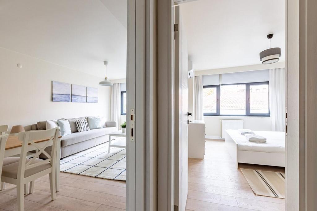 Posezení v ubytování Modern Prime Location 1bed Bright Home! #243