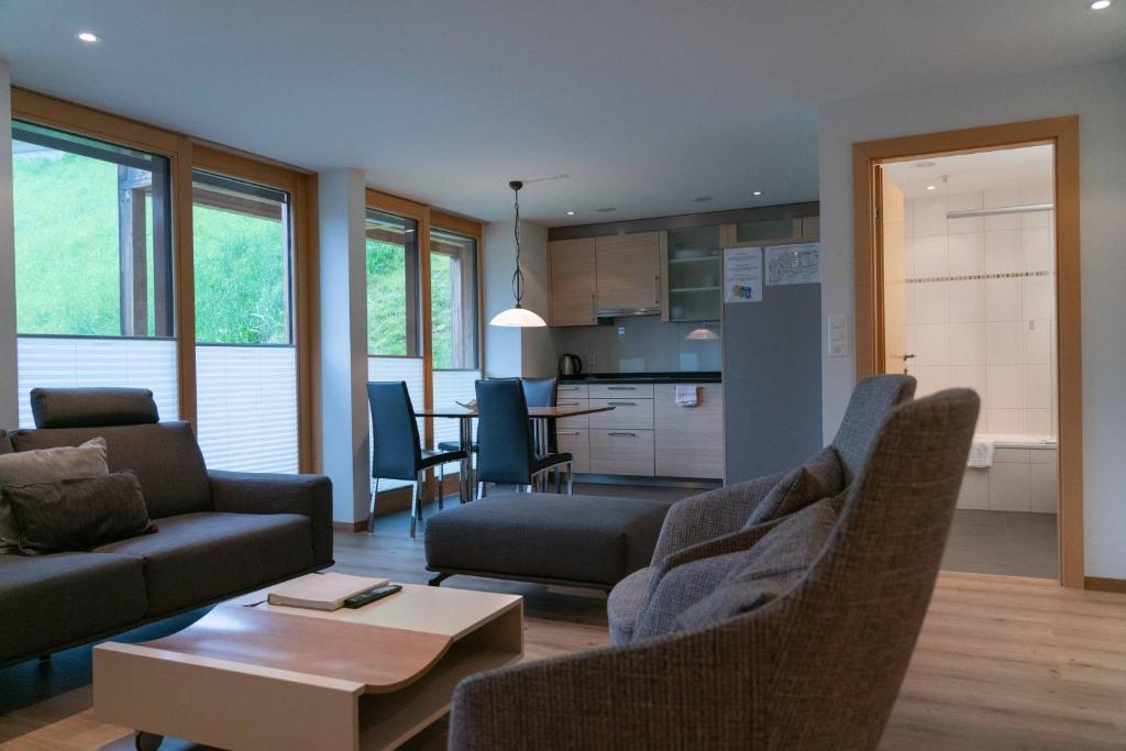 Kuchyň nebo kuchyňský kout v ubytování Meric Apartment