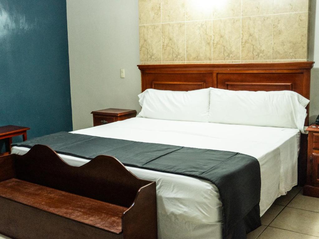 Postel nebo postele na pokoji v ubytování Hotel Real de La Barca