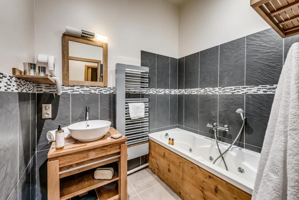Kúpeľňa v ubytovaní Résidence Palafour - Appartements «Palafour Lodges» MAE-0164