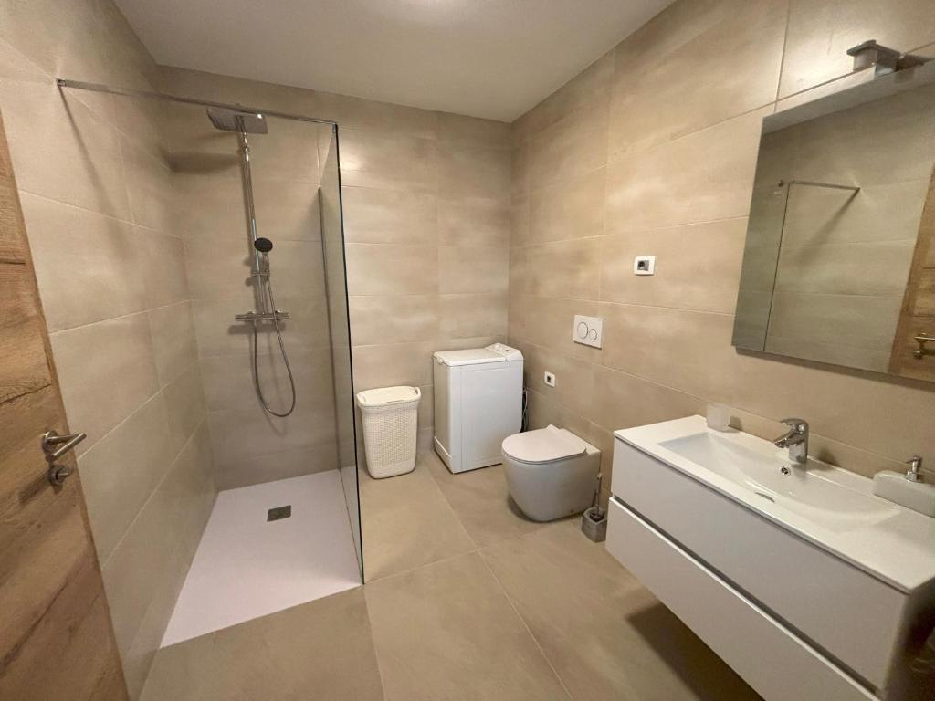 Koupelna v ubytování Livan Apartment