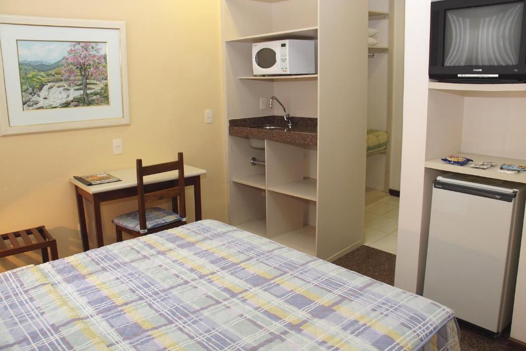 A cozinha ou cozinha compacta de Hotel São Bento