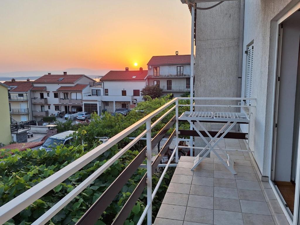 Balkón nebo terasa v ubytování Apartments with a parking space Crikvenica - 5553