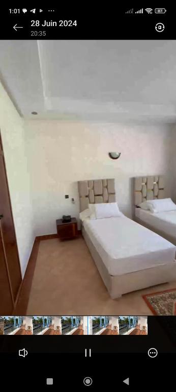 Postel nebo postele na pokoji v ubytování Motel Bab M'diq