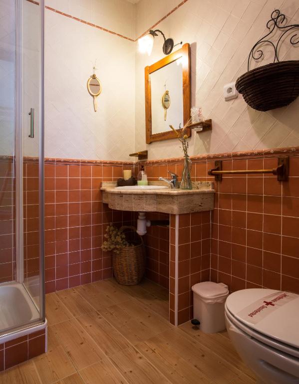 Koupelna v ubytování Casa Rural Abuela Maxi