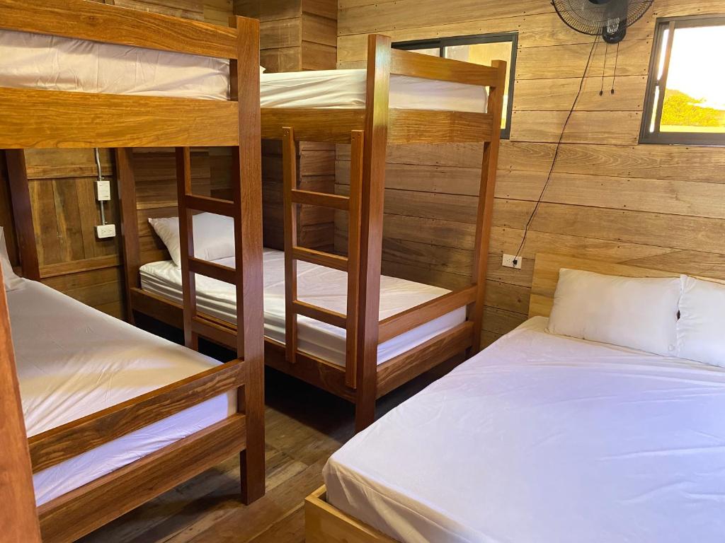 Postel nebo postele na pokoji v ubytování Petra Hotel