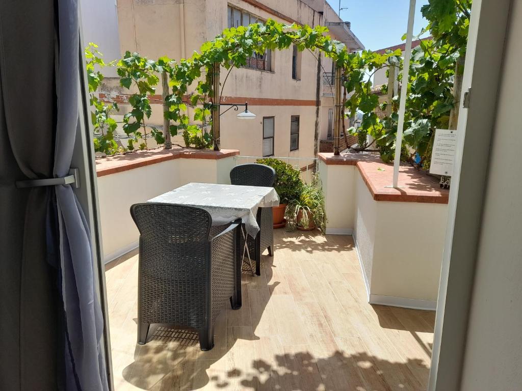 Balkón nebo terasa v ubytování casa vacanze gioema baunei