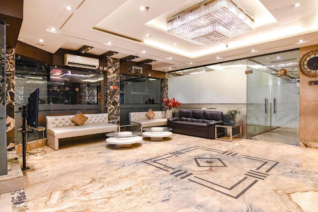 Posezení v ubytování FabHotel Prime Goodwill
