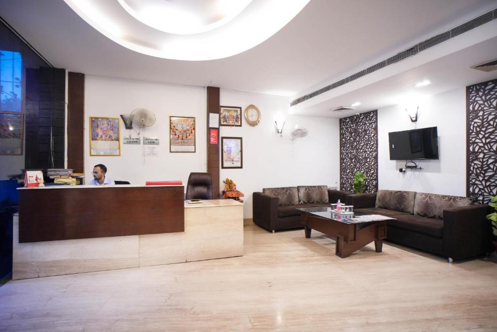 Posezení v ubytování Hotel Haris MG Road Gurugram