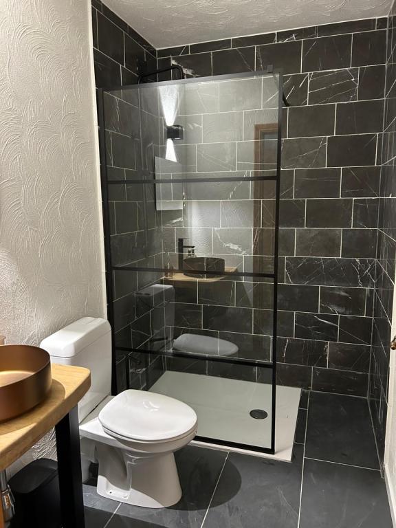 Koupelna v ubytování Cacele - La croisette 5 appartementen en 6 tweepersoonskamers