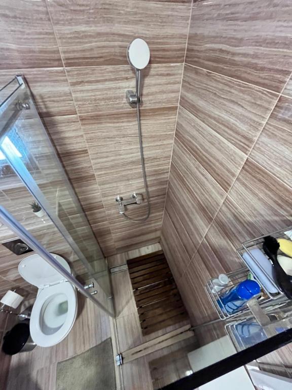 Koupelna v ubytování Apartman Pavle