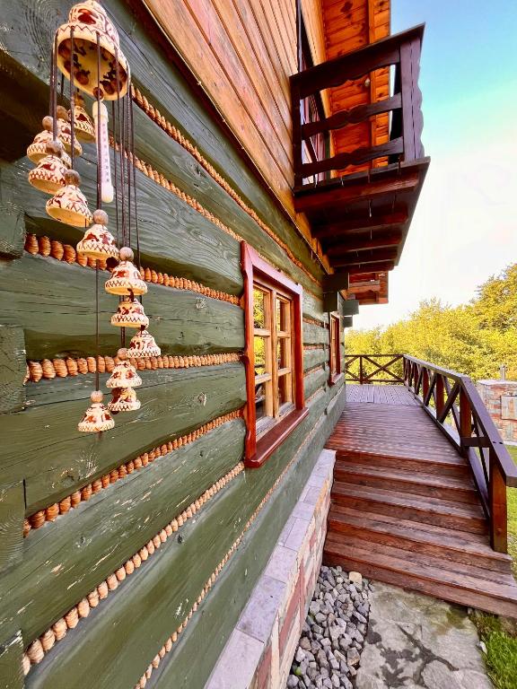 Balkón nebo terasa v ubytování Alpejski Azyl Wisła