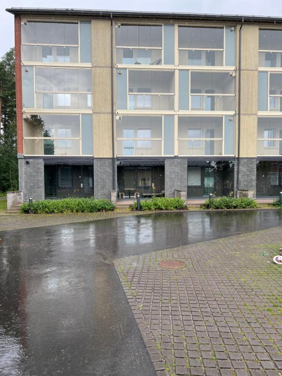 Bygningen som lejligheden ligger i