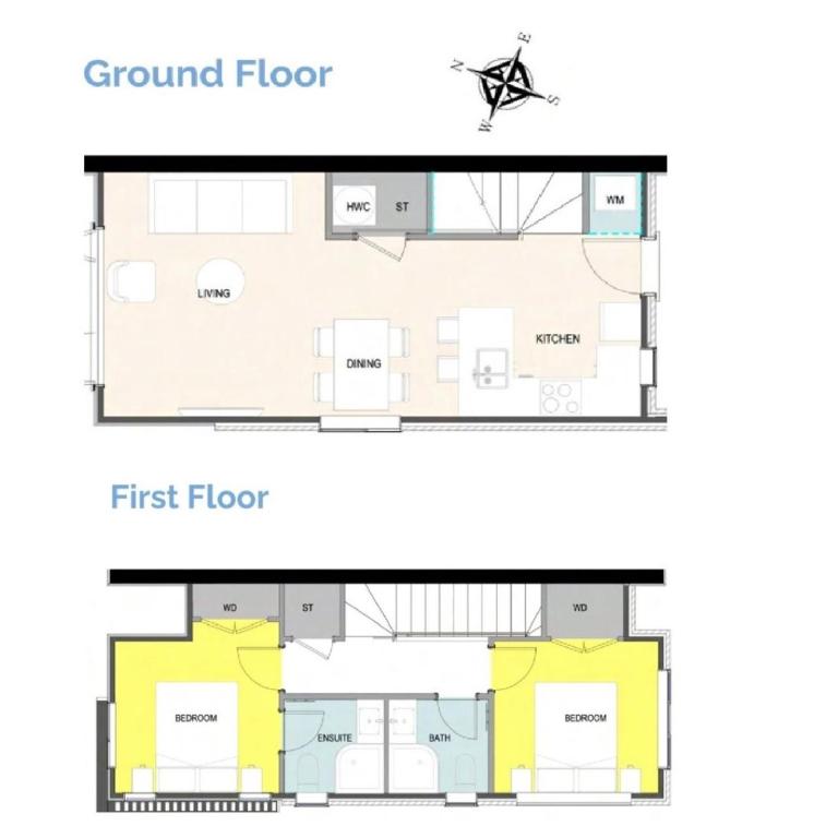 Entire Modern 2-Bedroom Townhouse -10 min to Airport & Sylvia Park - Resim 20