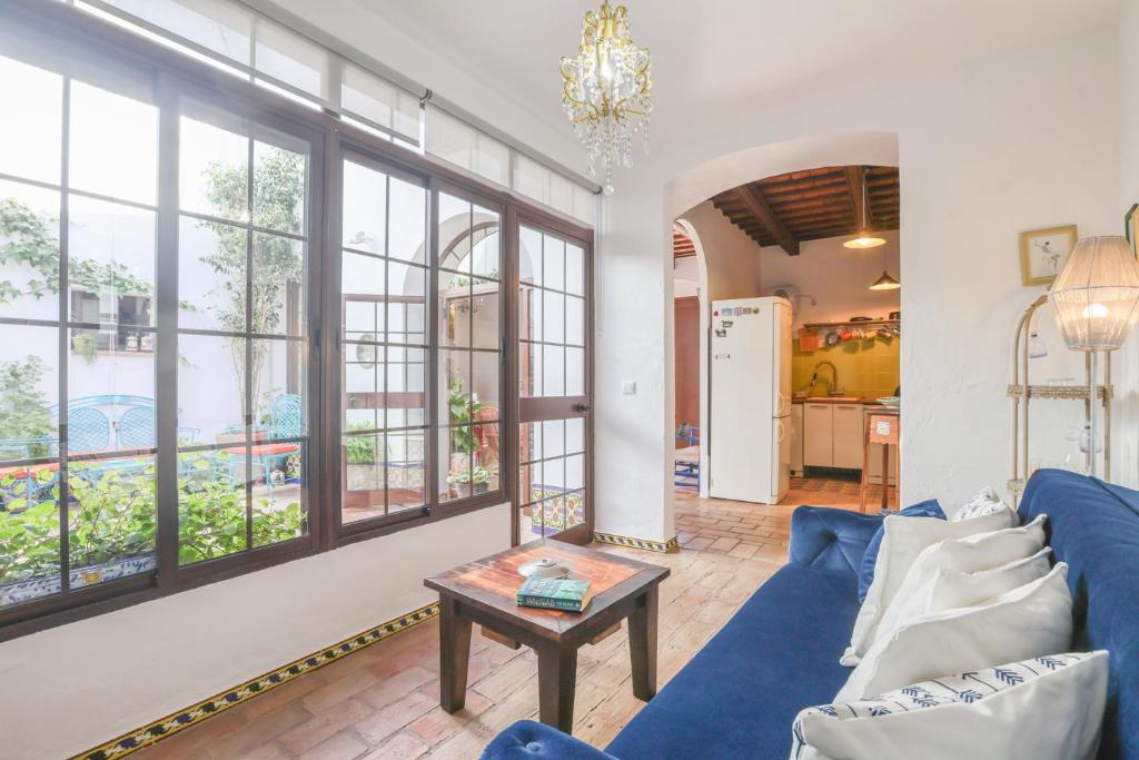 Posezení v ubytování La Casa de Reyes