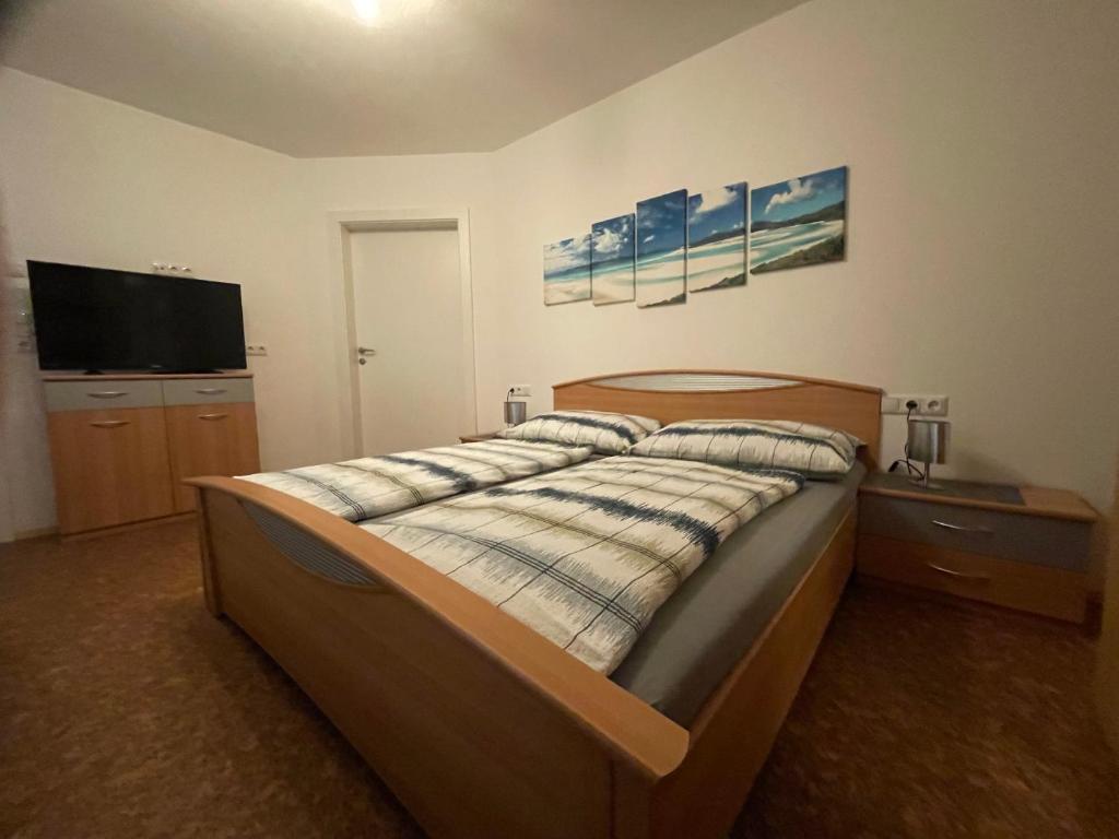 Postel nebo postele na pokoji v ubytování Karo`s Apartment