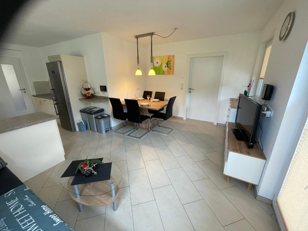 Kuchyň nebo kuchyňský kout v ubytování Karo`s Apartment
