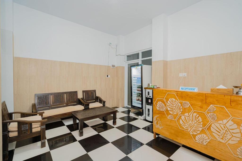 Posezení v ubytování Kamkan Hostel