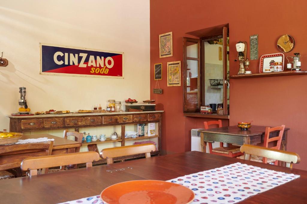 Restaurace v ubytování Cascina Sant'Eufemia