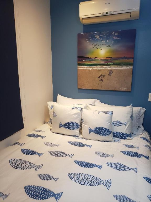 Krevet ili kreveti u jedinici u okviru objekta Turtle's Nest Condo