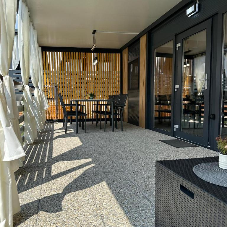 Restaurace v ubytování Mobile house Karpet