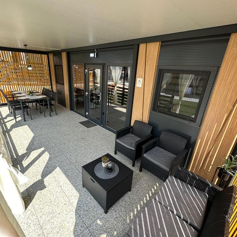 Posezení v ubytování Mobile house Karpet