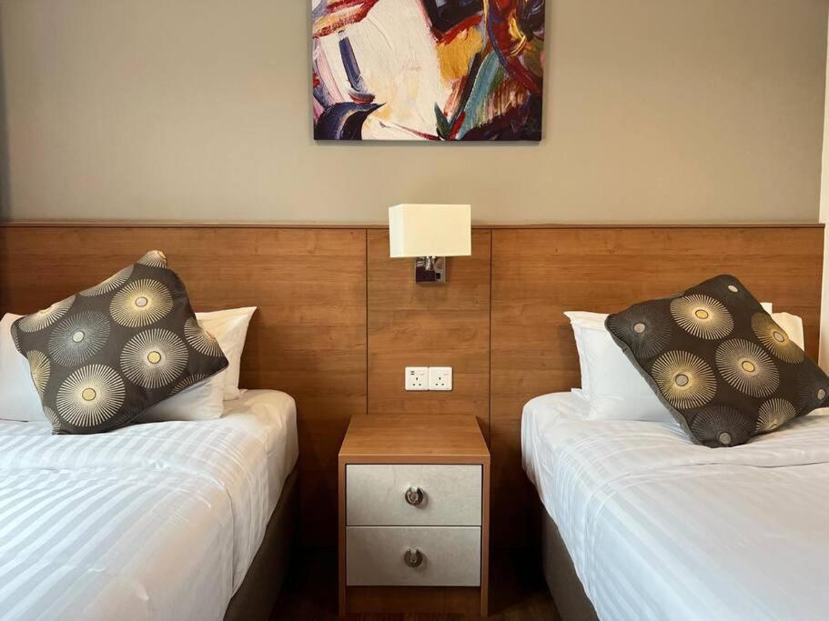 Postel nebo postele na pokoji v ubytování Onsen Hot Spring Family Suite 6-8 Pax