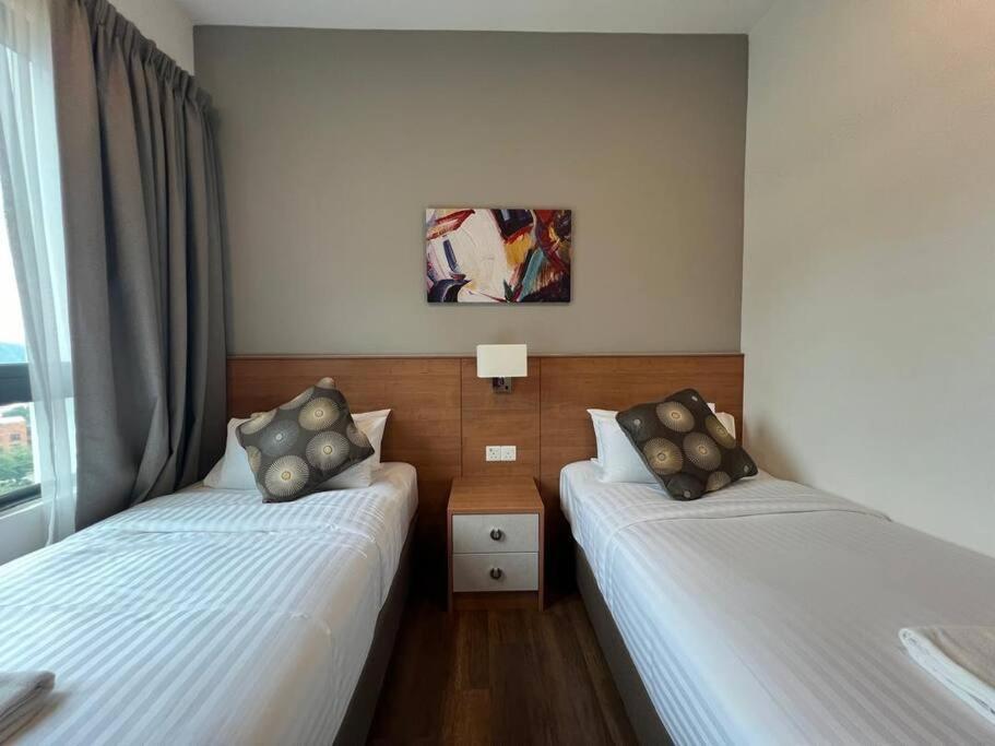Postel nebo postele na pokoji v ubytování Onsen Hot Spring Family Suite 6-8 Pax