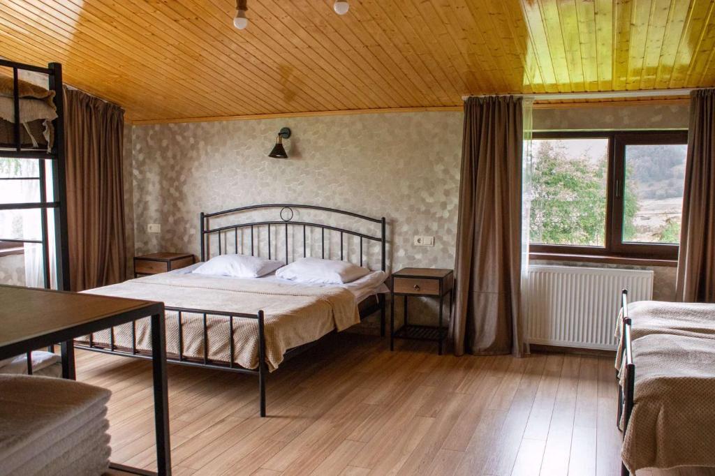 Postel nebo postele na pokoji v ubytování Garemta