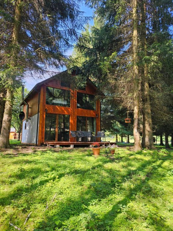 Vonkajšia záhrada v ubytovaní Nad Potokiem z Alpakami