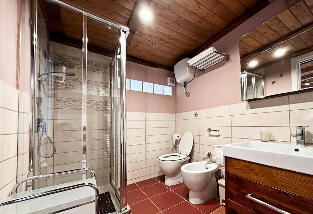 Koupelna v ubytování Loft Naevio