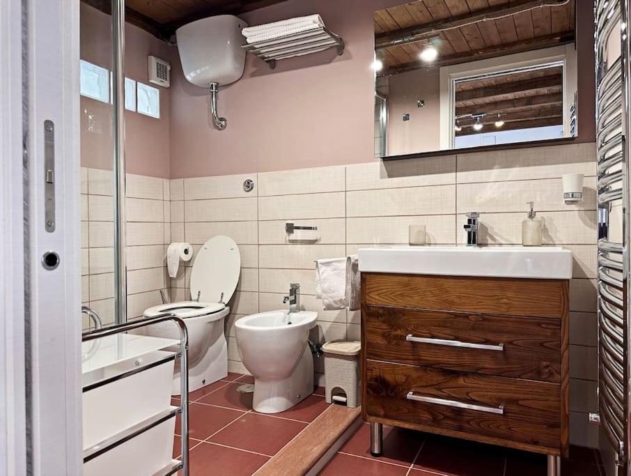 Koupelna v ubytování Loft Naevio