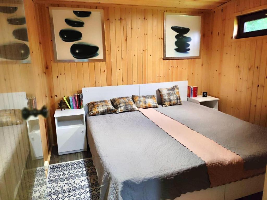 Postel nebo postele na pokoji v ubytování River house