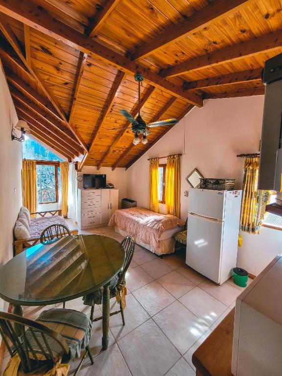 Ένα ή περισσότερα κρεβάτια σε δωμάτιο στο Monoambiente La Vista de Bandurrias