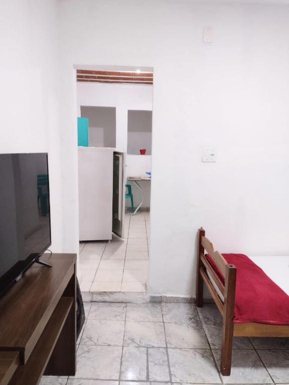 Kuchyň nebo kuchyňský kout v ubytování Hospedagem Progresso