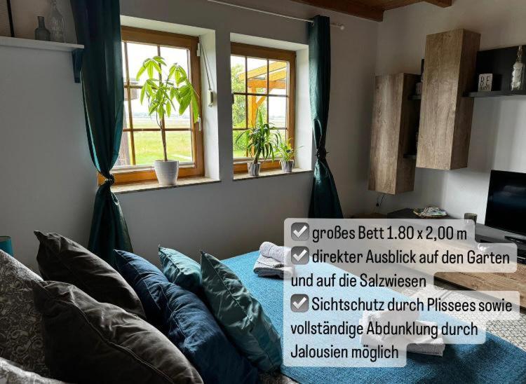 Fotografie z fotogalerie ubytování Auszeit im Privatzimmer an den Salzwiesen mit gemeinsamer Küche und Eingang v destinaci Insel Poel