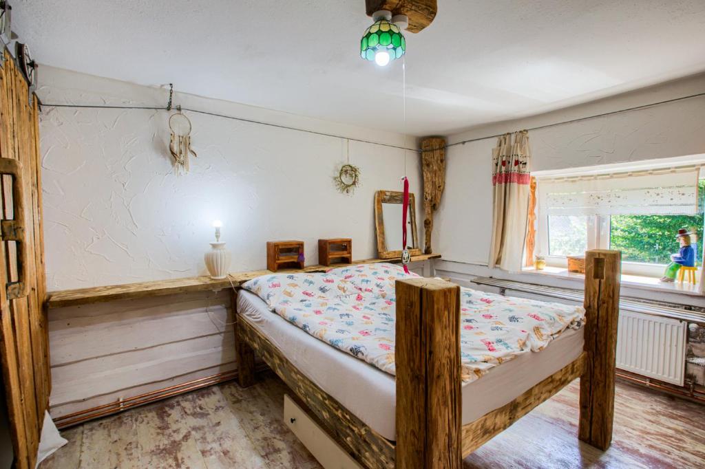 Postel nebo postele na pokoji v ubytování Tatra Magic